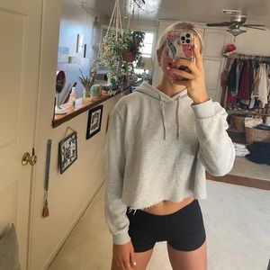 Brandy Melville Cropped Hoodie